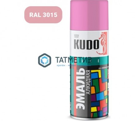 Краска аэроз. KUDO 520 мл. №1014  РОЗОВАЯ  RAL 3015 |  «ТАТМЕТИЗ» Краска аэроз. KUDO 520 мл. №1014  РОЗОВАЯ  RAL 3015 -  магазин крепежа «ТАТМЕТИЗ»
