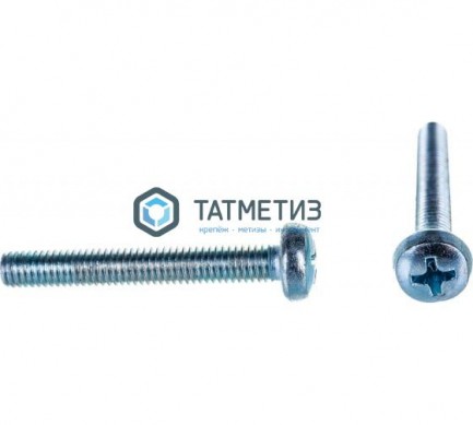 Винт полукр/гл крест/шл DIN 7985 А2 M6 х10 |  «ТАТМЕТИЗ» Винт полукр/гл крест/шл DIN 7985 А2 M6 х10 -  магазин крепежа «ТАТМЕТИЗ»