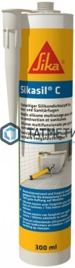 Герметик силиконовый Sikasil-C нейтральный санитарный прозрачный 300 мл 12 |  «ТАТМЕТИЗ» Герметик силиконовый Sikasil-C нейтральный санитарный прозрачный 300 мл 12 -  магазин крепежа «ТАТМЕТИЗ»