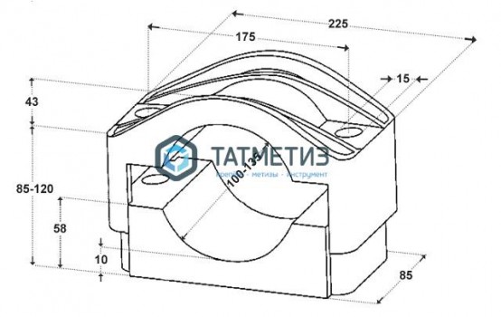 Хомуты для одиночного крепления Dutchclamp SE 100-135 |  «ТАТМЕТИЗ» Хомуты для одиночного крепления Dutchclamp SE 100-135 -  магазин крепежа «ТАТМЕТИЗ»